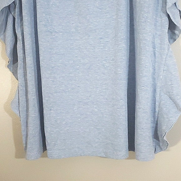 Lane Bryant flutter sleeve top, 14/16 - Picture 4 of 5